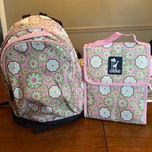 Wildkin Backpack & lunch bag combo💗💚🤎